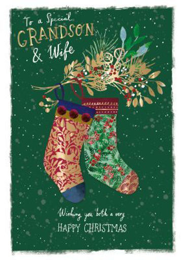 Picture of SPECIAL GRANDSON CHRISTMAS CARD